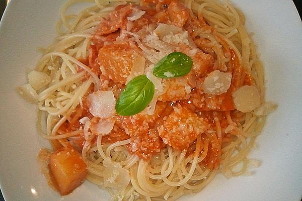 Spaghetti with Galia Melon