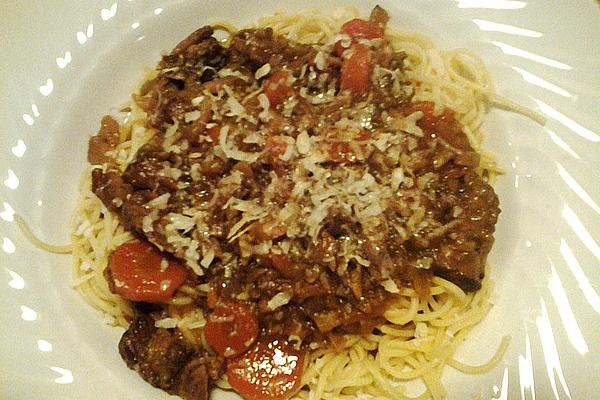 Spaghetti with Oxtail Ragout