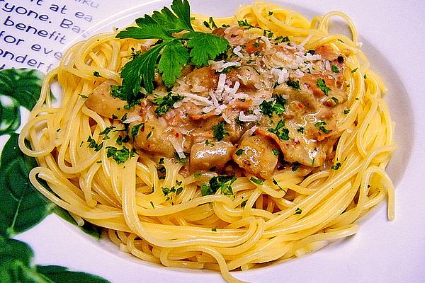 Spaghetti with Porcini Mushrooms