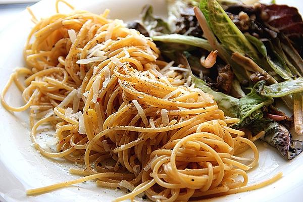Spaghetti with Truffle Oil