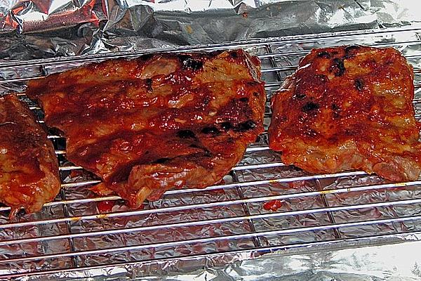 Spare Ribs with Barbecue Glaze