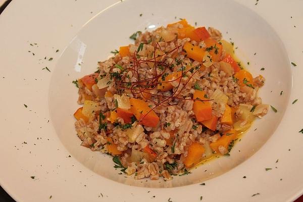 Spelled Risotto with Pumpkin