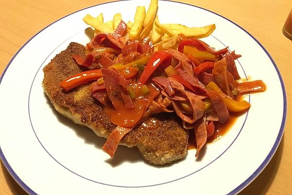 Spicy and Fruity Pork Schnitzel According To GDR Recipe
