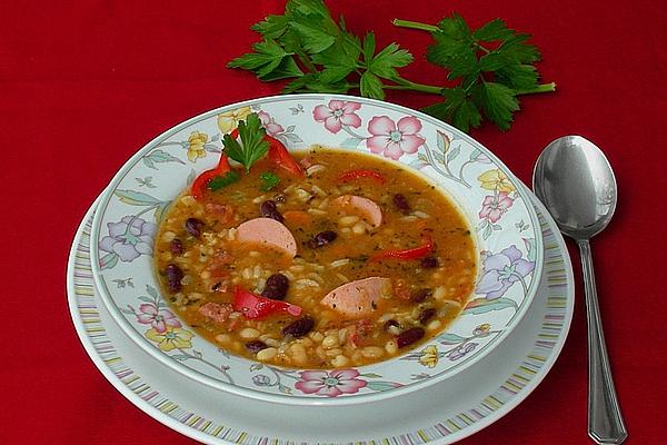 Spicy Bean Soup with Paprika
