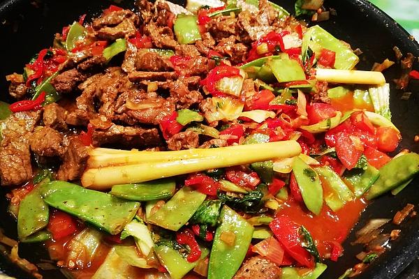 Spicy Beef with Lemongrass