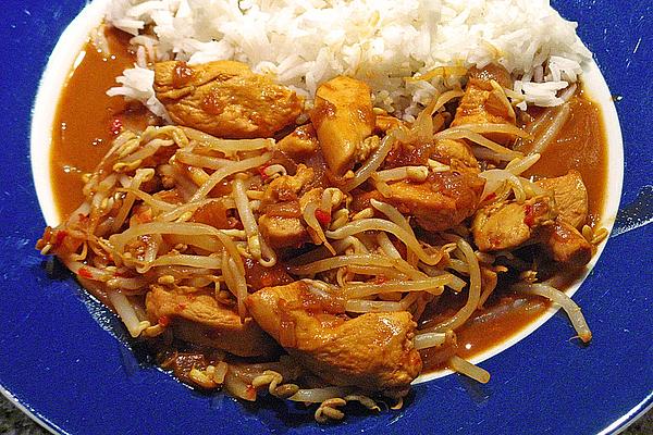Spicy Chicken with Bean Sprouts