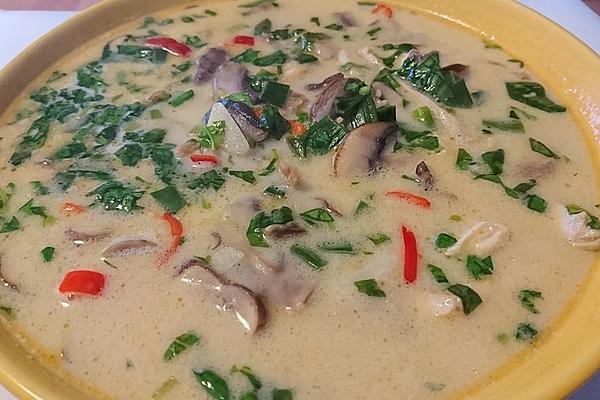 Spicy Coconut Chicken Soup