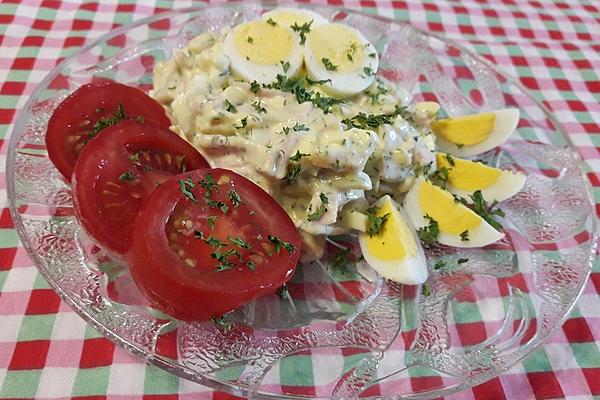 Spicy Egg Salad with Mustard Mayonnaise