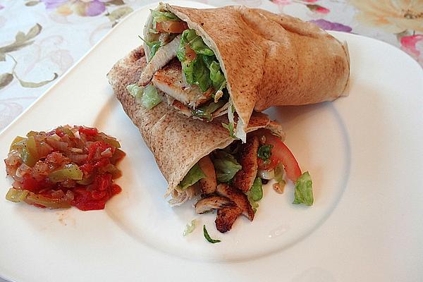 Spicy Filled Pita Breads