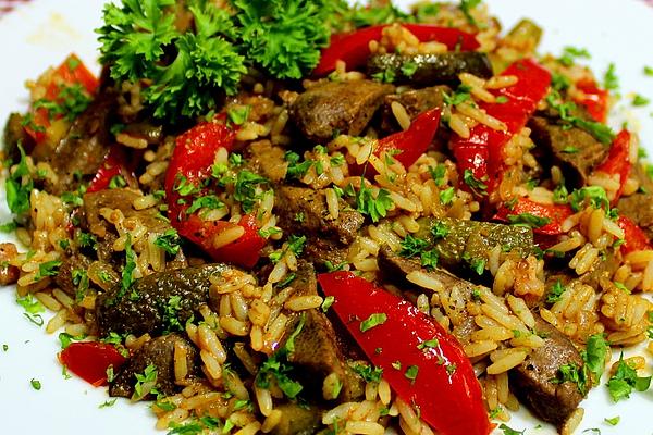 Spicy Liver Rice