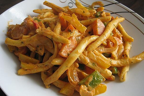 Spicy Pasta with Vegetables