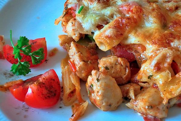 Spicy Penne Pasta Bake
