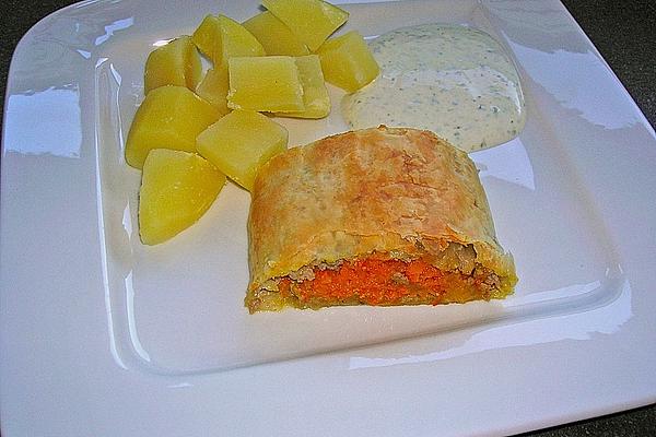 Spicy Pumpkin Strudel with Minced Meat
