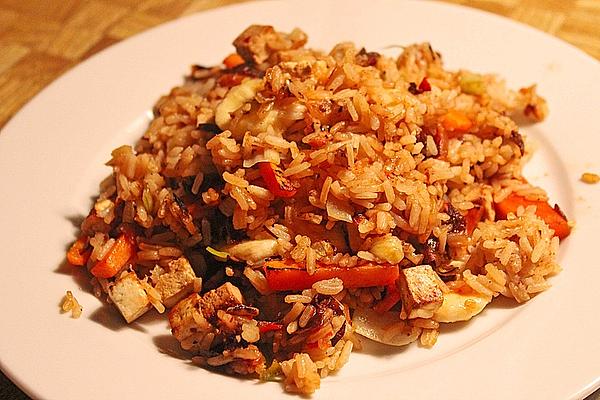 Spicy Rice with Tofu