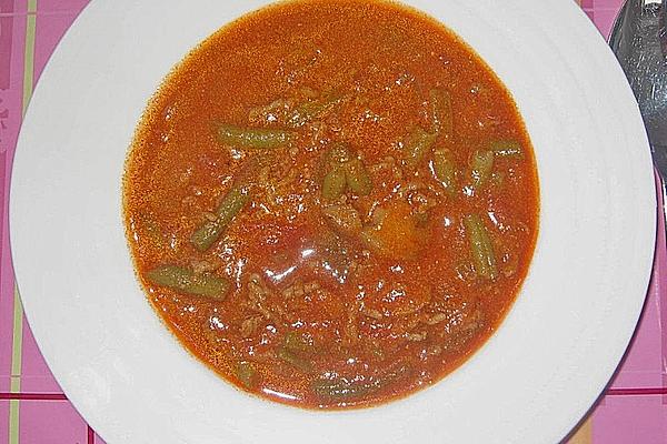 Spicy Soup with Mince