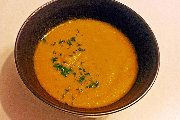 Spicy Sweet Potato and Peanut Soup