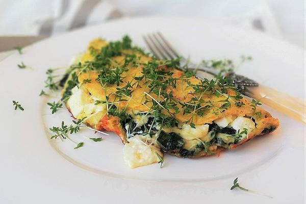 Spinach and Cheese Omelette