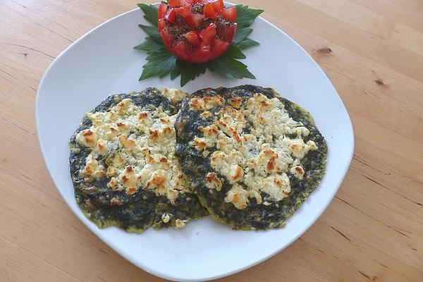 Spinach and Feta Flatbreads