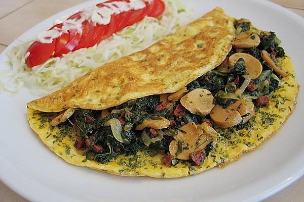Spinach Leaves – Omelette