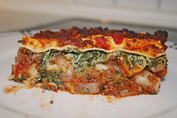 Spinach Mince Lasagna