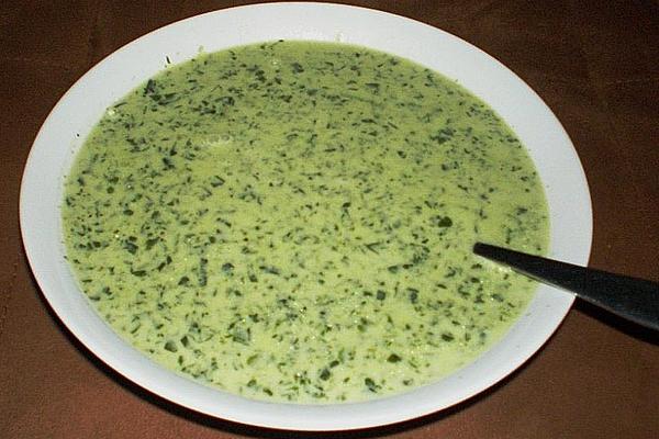 Spinach Soup with Cream Cheese