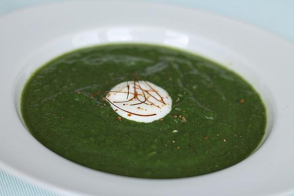 Spinach Soup with Leek