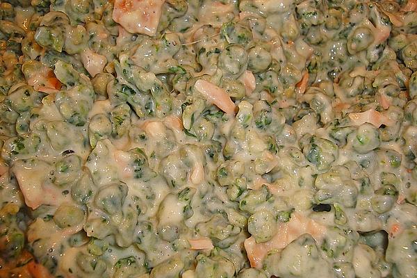 Spinach Spaetzle with Salmon Sauce