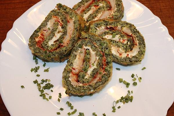 Spinach Trout Roll