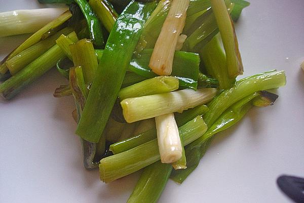 Spring Onions As Vegetable Side Dish To 30;