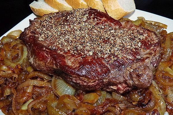 Steaks with Onions