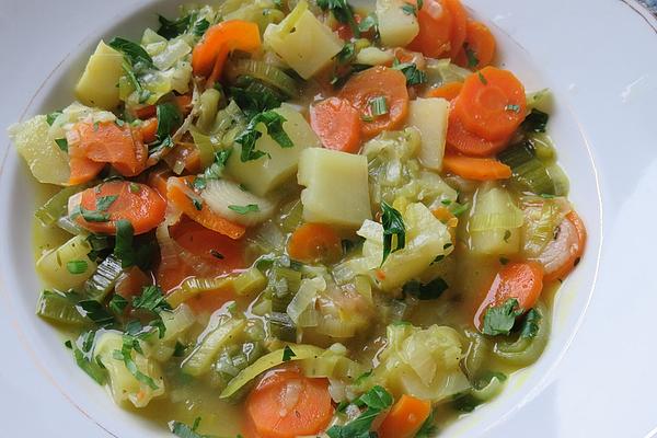 Stew Made from Potatoes and Carrots