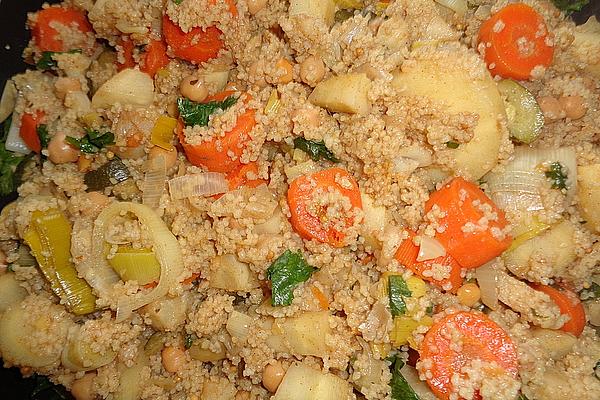 Stewed Vegetables with Couscous