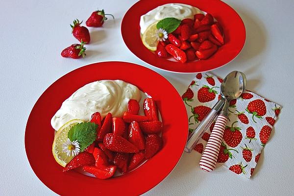 Strawberries with Cream