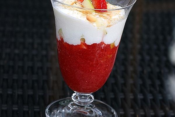 Strawberry and Almond Yogurt