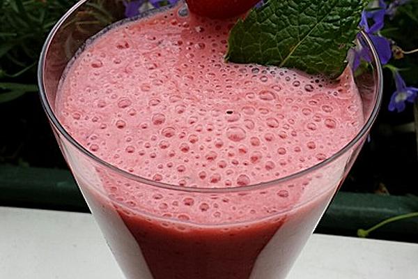 Strawberry and Mint Shake