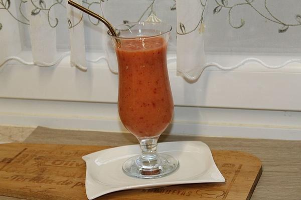 Strawberry and Peach Smoothie