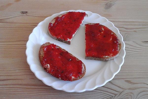 Strawberry Jam with Basil and Mixed Pepper