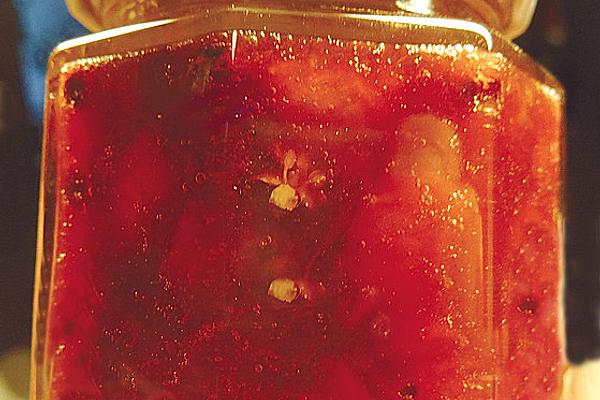 Strawberry Jam with Pink Pepper and Elderflower