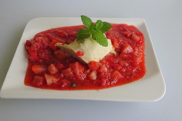 Strawberry Sauce with Pepper
