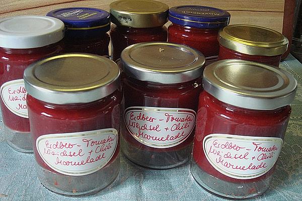 Strawberry – Tomatoes – Sour Cherry – Jam with Chilli