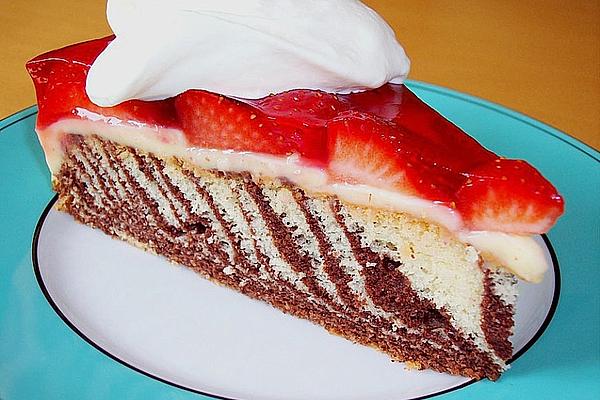 Strawberry – Zebra Cake