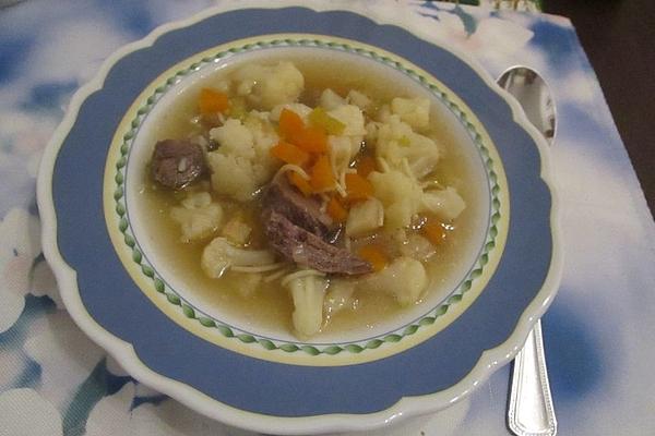 Strong Beef Soup with Lots Of Vegetables