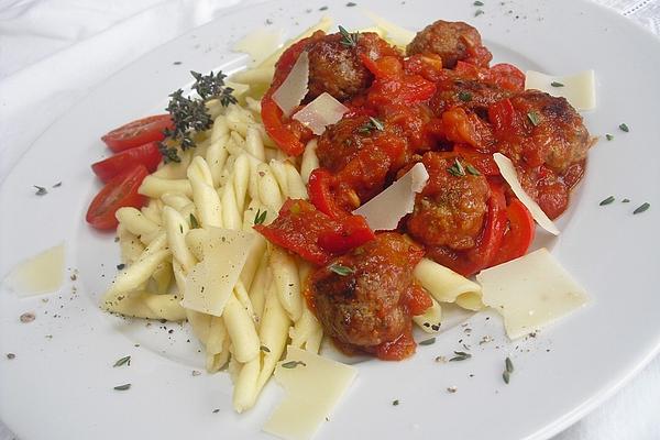 Strozzapreti with Salsiccia