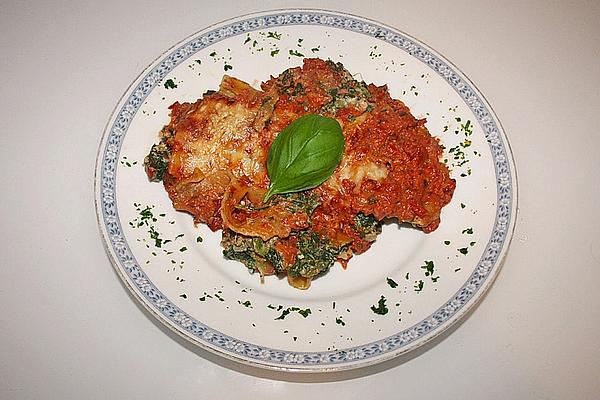 Stuffed Cannelloni with Spinach, Prawns and Ricotta