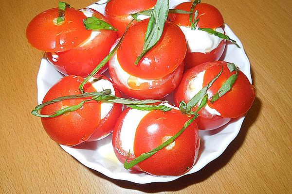 Stuffed Cherry Tomatoes Italian Style