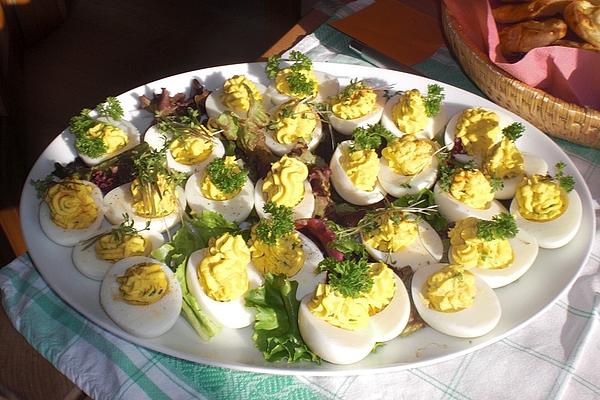 Stuffed Eggs with Herbs