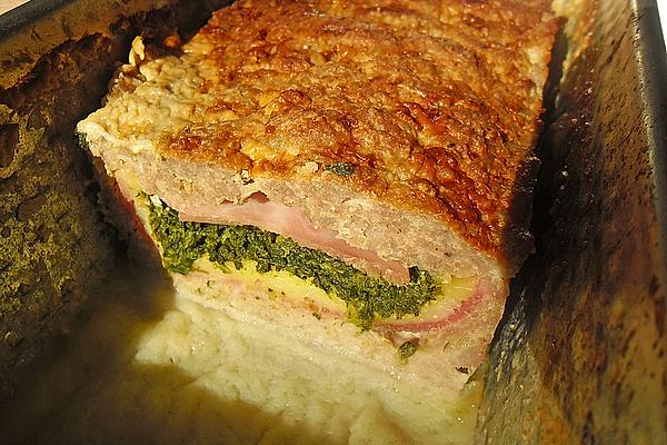 Stuffed Meatloaf with Spinach