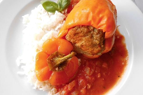 Stuffed Peppers from Pressure Cooker