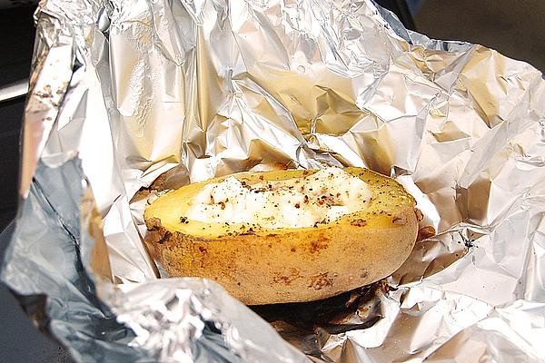 Stuffed Potatoes with Three Kinds Of Cheese