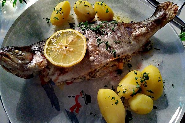 Stuffed Trout from Oven